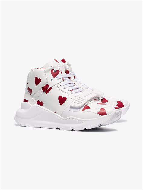 burberry heart sneakers